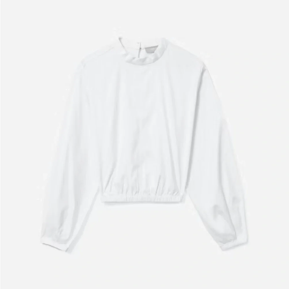 Everlane The Mockneck Bubble Top - Picture 3 of 7